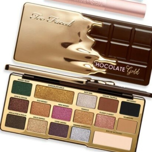 Too Faced Sex, Gold & Chocolate + mascara + primer - Picture 6 of 7
